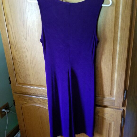rabbit rabbit rabbit sleeveless purple dress size 8 - Picture 4 of 6